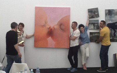 Laura Covaci & AnnArt at Art Safari 2014. Bucharest, Romania